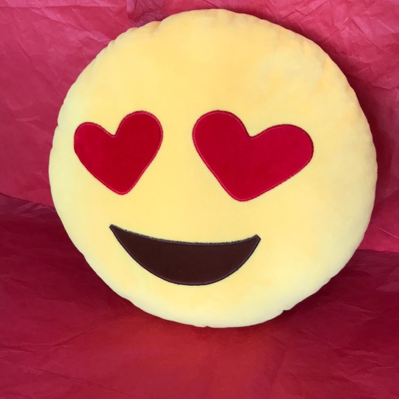🐥4/$30🐥  😍 Emoji pillow 14” - Picture 2 of 3